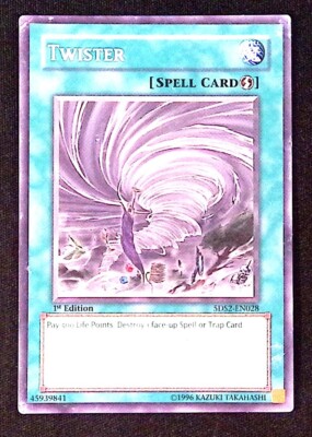 Twister 1st Edition YuGiOh 5D's Starter Deck 2009 Spell Common-image