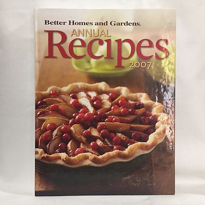 Better Homes and Gardens Annual Recipes 2007 Printed HC Illust Free Shipping-image