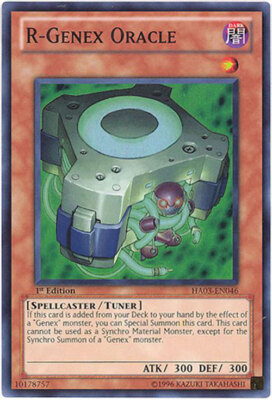 Yu-Gi-Oh Card - HA03-EN046 - R-GENEX ORACLE (super rare holo) - NM-image