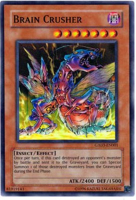 Brain Crusher - GX03-EN001 - Super Rare - Limited Edition Moderately Played GX S-image