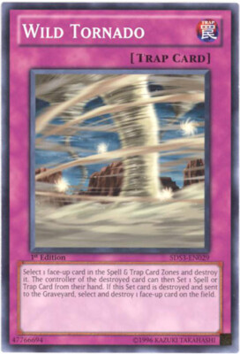 Yu-Gi-Oh Card - 5DS3-EN029 - WILD TORNADO (common) - NM-image