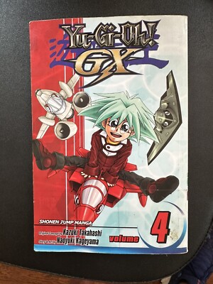 Yu-Gi-Oh! GX Vol 4 English Manga by Naoyuki Viz No CARD Ships Fast-image