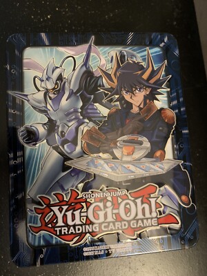Yugioh 2018 Mega Tin Empty Card Collectible Tin Yusei Fudo Yu-Gi-Oh! 5D's -image
