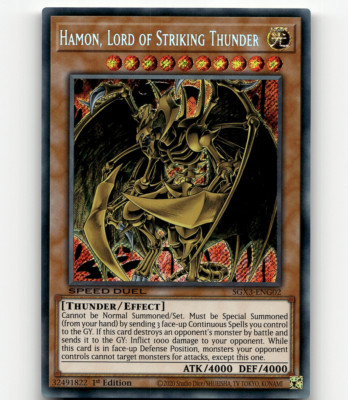 Yugioh Hamon, Lord of Striking Thunder Speed Duel GX: Duelists of Shadows-image