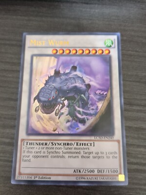 Yugioh Mist Wurm LC5D-EN240 1st Edition Ultra Rare -image