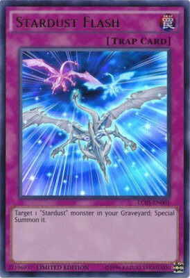 Yu-Gi-Oh Card - LC05-EN003 - STARDUST FLASH (ultra rare holo) - NM-image