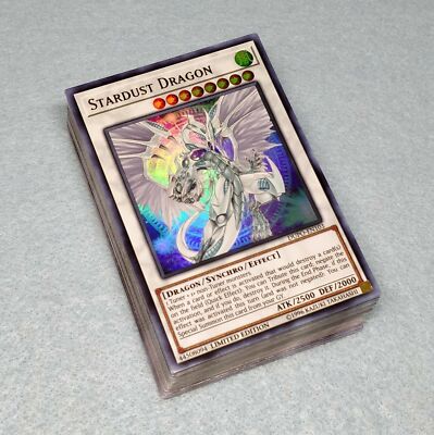 Yu-Gi-Oh! 5D's Yusei Fudo 47 Card Deck Stardust Dragon Majestic Synchro + Bonus!-image