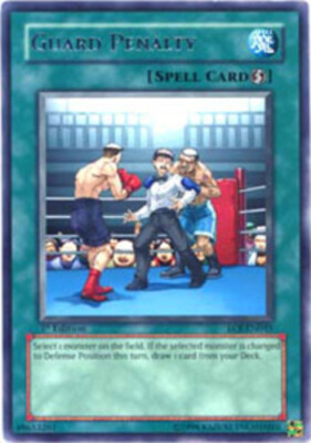 Guard Penalty - EOJ-EN045 - Rare - 1st Edition NM YuGiOh!  Booster Set Cards (GX-image