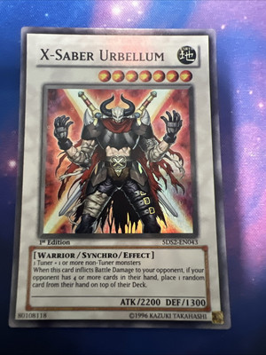 X-Saber Urbellum 5DS2-EN043 Yu-Gi-Oh! 5D's 1st Edition - M/NM - PACK TO SLEEVE-image