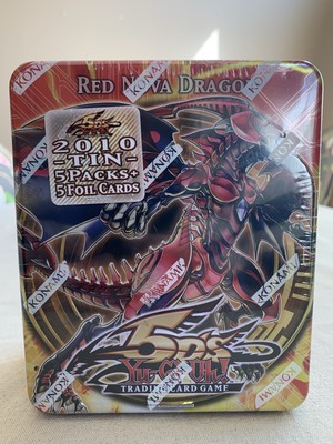 Yugioh - 2010 5D’s Red Nova Dragon Tin - Factory Sealed-image