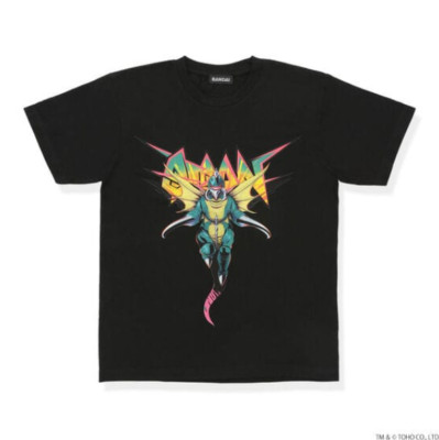 Godzilla Gigan Original Illustration T-shirt Full Body Ver. Black TOHO Godzilla-image