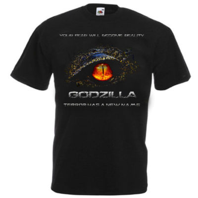 GODZILLA Movie Poster T shirt Black all sizes-image
