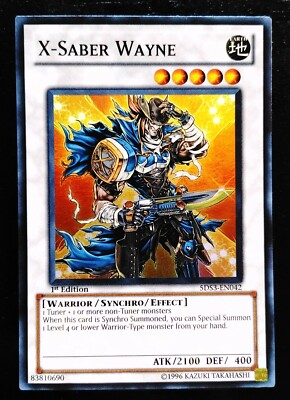 X-Saber Wayne - 5DS3-EN042 - Super Rare - 1st Edition - Yu-Gi-Oh!-image