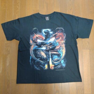 Figure x T-shirt Giant by Tee Jays Toho 1997 Godzilla King Ghidorah Monster USA-image
