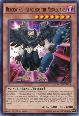 Blackwing - Abrolhos the Megaquake - LC5D-EN125 - Common - 1st Edition Near Mint-image
