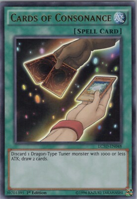 Cards of Consonance NM #2 1st LC5D Legendary Collection 5D's Yugioh-image