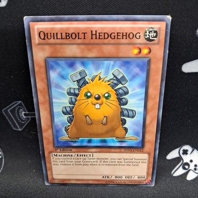 Quillbolt Hedgehog 5DS3-EN012 1st Edition Common MP Played Yu-Gi-Oh! Card-image