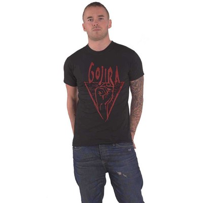 Gojira T Shirt Power Glove Band Logo new Official Mens Black Organic Size XL-image