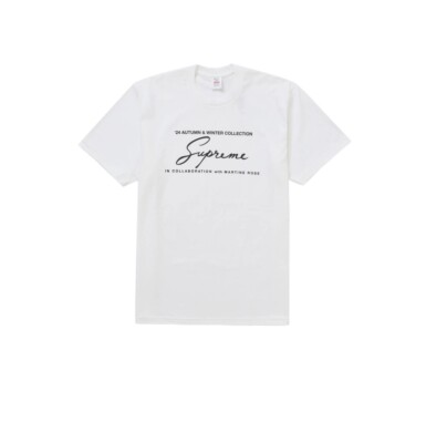 In-hand Supreme Martine Rose Tee White Size: XL-image