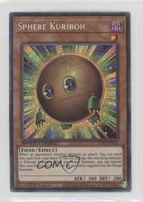 2022 Yu-Gi-Oh! Speed Duel GX: Academy Box 1st Edition SCR Sphere Kuriboh 02l5-image
