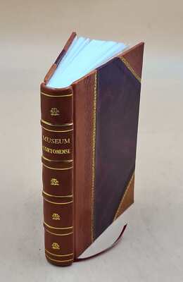 Museum Cortonense In Quo Vetera Monumenta Complectuntur Anaglyph [Leather Bound]-image
