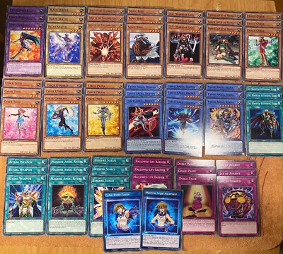 🔥 YUGIOH 62 CARD CYBER ANGEL BLADER RITUAL DECK CORE SGX1 SPEED DUEL GX NM-image