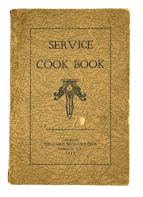 Woman's Club, Cairo, West Virginia / Service Cook Book 1928-image