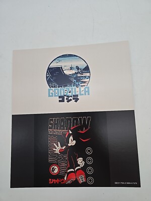 Godzilla Shadow the Hedgehog Promo T-Shirt Display Shirt Card GameStop-image