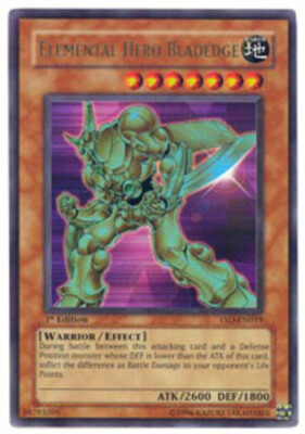 Elemental Hero Bladedge - YSD-EN019 - Ultra Rare - 1st Edition x1 - Heavily Play-image