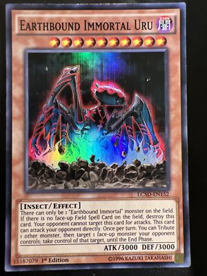 Yugioh Earthbound Immortal Uru - LC5D-EN152 1st Edition Super Rare-image