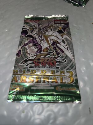 YuGiOh Hidden Arsenal 3 Booster Pack 1st Ed New Sealed-image