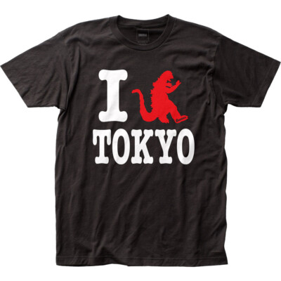 Godzilla I Godzilla Tokyo Mens T Shirt Cult Classic Monster Movie Tee New Black-image