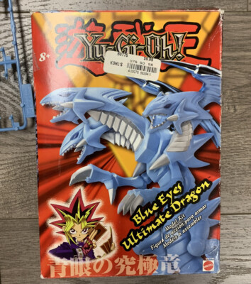 Mattel 2002 Yu-Gi-Oh! Blue Eyes Ultimate Dragon Model Kit Preowned In Box -image