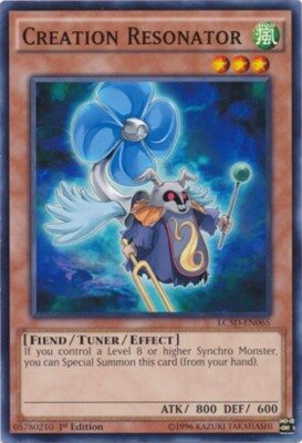Yugioh! LP Creation Resonator - LC5D-EN065 - Common - 1st Edition Lightly Played-image