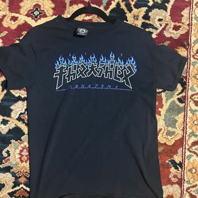 THRASHER GODZILLA CHARRED SS SMALL BLACK-image