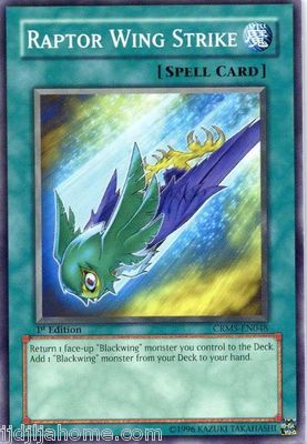 CRMS EN048 1ST ED 3X RAPTOR WING STRIKE COMMON CARDS-image