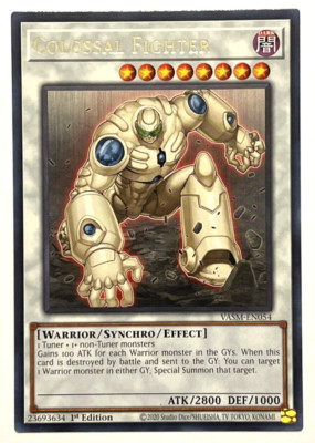 YuGiOh! - Colossal Fighter - VASM-EN054 - 1st Edition - Rare-image