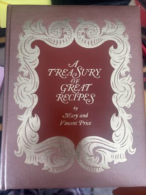 Treasury of Great Recipes Cookbook Vincent Price First Edition Stated  Ampersand-image