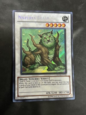 Yu-Gi-Oh! Natural Beast Secret Rare HA02-EN026 English Card - Play Used-image