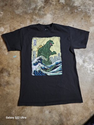 Godzilla King Of Monsters Black T- Shirt Short Sleeve Size M -image