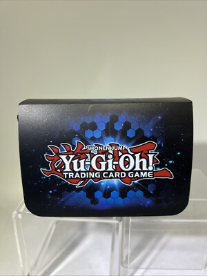 Yu-Gi-Oh Blue 5DS Double Deck Case Deck Box Vintage Clean Condition #ML-image