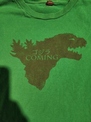 Godzilla Is Coming Game Of Thrones Spoof Tshirt Size XL-image