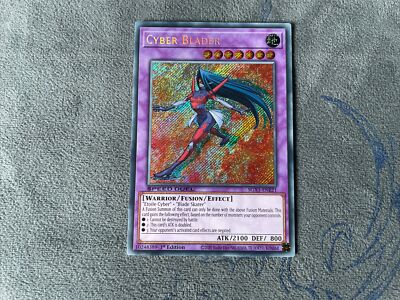 YuGiOh Cyber Blader SGX1-ENE21 Secret Rare 1st Edition Near Mint Speed Duel GX-image