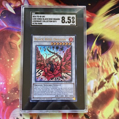 Yu-Gi-Oh! TCG Black Rose Dragon Legendary Collection 5D's LC05-EN004 Ultra Rare-image