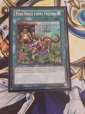 That Grass Looks Greener RATE-EN066 Mint Secret Rare ScR Yugioh -image