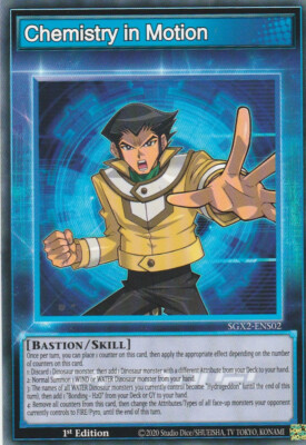 YUGIOH CARD CHEMISTRY IN MOTION SGX2-ENS02 1ST EDITION COMMUN-image