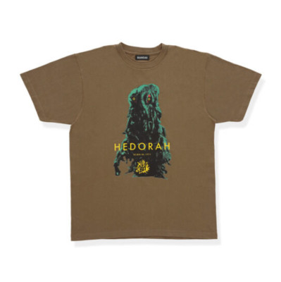 Godzilla Hedorah 50th Anniversary Photo T-shirt Brown TOHO Godzilla Store Japan-image