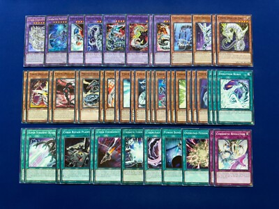 Yu-Gi-Oh! GX - Zane Truesdale's Complete Cyber Dragon & Chimeratech Fusion Deck-image