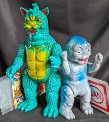 Gabara & Minilla (Bullmark Reprint/Marusan) Soft Vinyl Figure Set of 2-image