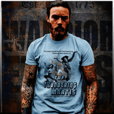 thundering mantis Style t-shirt Karate shaolin martial arts cinema S-2XL-image